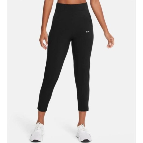 Nike Pants - Nike Women's Dri-Fit Bliss Victory Mid-Rise Training Pants Solid Crop Medium
